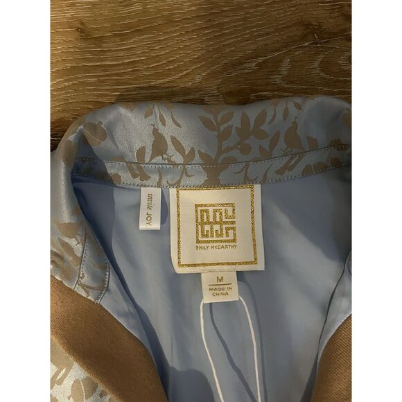 NWT Emily McCarthy Womens Blue Poppy Dress Size Medium - Picture 3 of 3